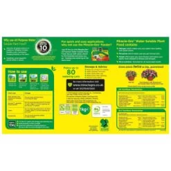 Miracle-Gro All Purpose Plant Food 1kg -Home Decor Sales 175130 miracle gro water soluble plant food 1kg 2