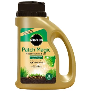 Miracle-Gro Patch Magic Grass Seed, Feed & Coir 1.1kg 1 Miracle-Gro Patch Magic Grass Seed, Feed & Coir 1.1kg