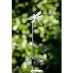B&M Colour Changing Solar Stake Light - Dragonfly -Home Decor Sales 286951 colour changing stake solar light dragonfly 5