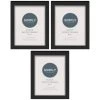 Simply Everyday 5 X 7" Block Frames 3pk - Black