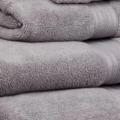 B&M Signature Zero Twist Hand Towel - Grey -Home Decor Sales 3172653 317254 317255 317256 Signature Zero Twist grey towels 2