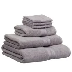 B&M Signature Zero Twist Hand Towel - Grey -Home Decor Sales 3172653 317254 317255 317256 Signature Zero Twist grey towels