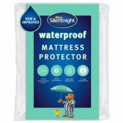 Silentnight Waterproof Mattress Protector - Double