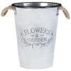 B&M Galvanised Flowers & Garden Bucket