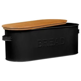 B&M The Organised Kitchen Bread Bin - Black 3 B&M The Organised Kitchen Bread Bin - Black - Image 3