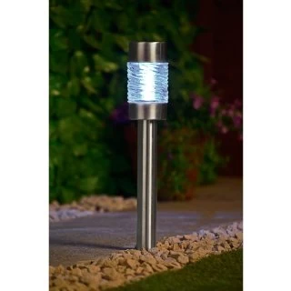 B&M Sicily XL Solar Post Lights 3pk 1 B&M Sicily XL Solar Post Lights 3pk