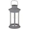 Solar Lantern With Micro LED Bulb - Grey