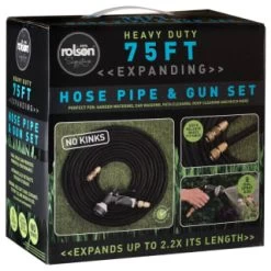 B&M Rolson Heavy Duty Expanding Hose & Gun 75ft