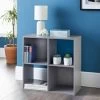 Lokken 4 Cube Shelving Unit - Grey