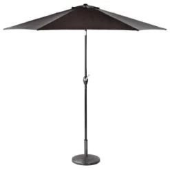 Crank Handle Parasol 2.7m - Black
