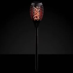 Morocco Solar Light Post -Home Decor Sales 353593 morocco flame effect torch stake 48cm 3