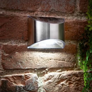 Soho Stainless Steel Modern Solar Wall Light 1 Soho Stainless Steel Modern Solar Wall Light