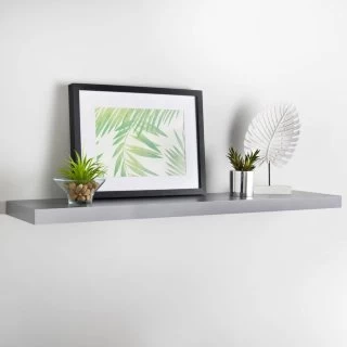 Lokken Floating Shelf 100cm - Grey 1 Lokken Floating Shelf 100cm - Grey