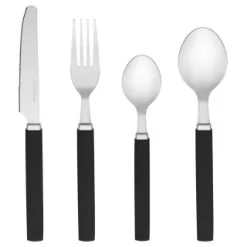 B&M Cutlery Set With Caddy 16pc - Black 5 B&M Cutlery Set With Caddy 16pc - Black -Home Decor Sales 357347 16pc cutlery set with caddy black