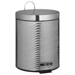 B&M Boutique Bathroom Pedal Bin - Chrome