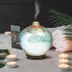 Essence Colour Changing Rose Gold Aroma Diffuser -Home Decor Sales 363278 colour changing glass aroma diffuser rosa cyan