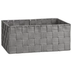 B&M Woven Storage Baskets 3pk - Silver -Home Decor Sales 365979 3pk woven baskets silver 2