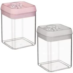 B&M Vacuum Storage Container 1.7L - Grey -Home Decor Sales 368008 368010 vacuum storage 1 7l main