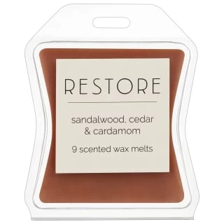 B&M Spa Wax Melts 9pk - Restore 1 B&M Spa Wax Melts 9pk - Restore