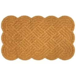 B&M Woven Coir Knot Doormat