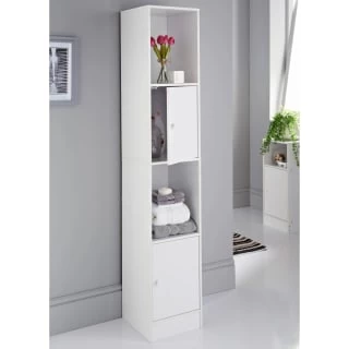 Spaceways Tall Cupboard - White 2 Spaceways Tall Cupboard - White - Image 2