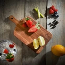 B&M Mini Acacia Wood Serve Boards 2pk 9 B&M Mini Acacia Wood Serve Boards 2pk -Home Decor Sales 375102 2pk mini acacia wood serve boards