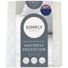 Simply Anti-Bacterial Quilted Mattress Protector - Single