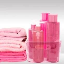 B&M Small Clear Storage Tub -Home Decor Sales 376039 376040 clear storage tub 3