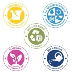 B&M Sonata Planter 71cm - Slate -Home Decor Sales 377687 377689 377691 377694 377698 377702 sonata planter slate pewter 33cm 50cm 70cm 2 3