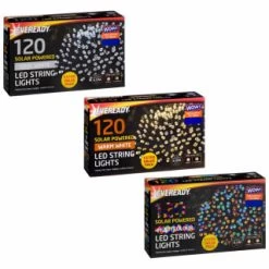 Eveready Solar Powered LED String Lights 120pk - Warm White 5 Eveready Solar Powered LED String Lights 120pk - Warm White -Home Decor Sales 379216 379217 379218 120pk eveready led string lights main