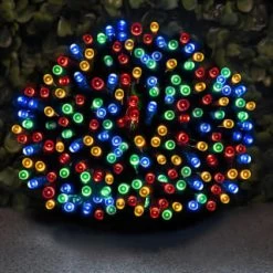 Eveready Solar Powered LED String Lights 120pk - Multicolour