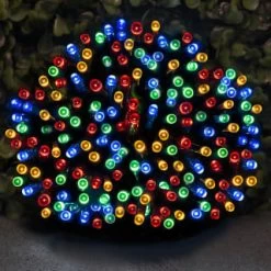 Eveready Solar Powered LED String Lights 240pk - Multicolour