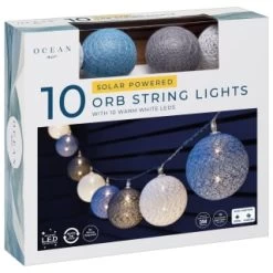 B&M 10 Orb Solar String Lights -Home Decor Sales 379255 10 orb solar string lights 3 1