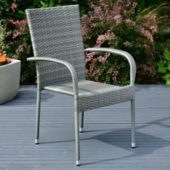 Sorrento Rattan Effect Stacking Chair