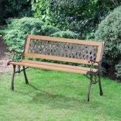B&M Verona Wooden Garden Bench