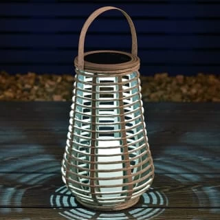 Solar Powered Lantern - Grey 1 Solar Powered Lantern - Grey
