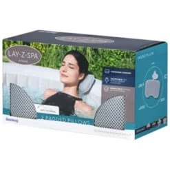 Lay-z Spa Lay-Z-Spa Padded Pillow 2pk -Home Decor Sales 379801 lay z spa 2 pack padded pillow 2