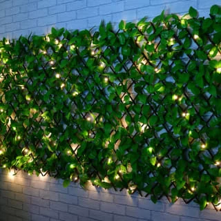 Bloom Solar Powered Expanding Artificial Leaf Trellis 200 X 100cm 1 Bloom Solar Powered Expanding Artificial Leaf Trellis 200 X 100cm