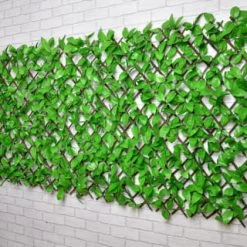 Bloom Solar Powered Expanding Artificial Leaf Trellis 200 X 100cm 6 Bloom Solar Powered Expanding Artificial Leaf Trellis 200 X 100cm -Home Decor Sales 379978 expanding leafy trellis 100 leds 2x1m