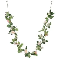 Artificial Rose Garland 180cm - Pink