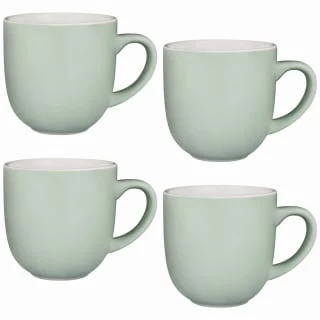 Simply Everyday Gloss Mugs 4pk - Sage 1 Simply Everyday Gloss Mugs 4pk - Sage