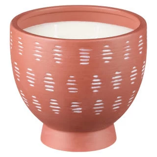 B&M Footed Terracotta Candle 1 B&M Footed Terracotta Candle