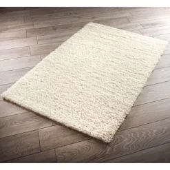 B&M Nordic Cream Fur Rug 60 X 110cm