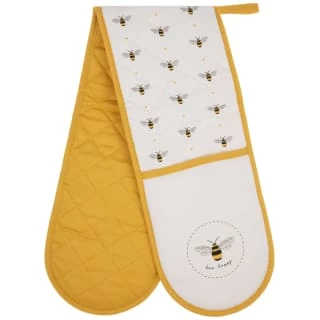 B&M Bee Happy Double Oven Glove 1 B&M Bee Happy Double Oven Glove