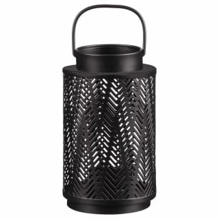 B&M Black Metal Lantern 1 B&M Black Metal Lantern