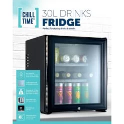 B&M Chill Time Mini Bar Fridge 30L 7 B&M Chill Time Mini Bar Fridge 30L -Home Decor Sales 381810 chill time 30l drinks fridge 4