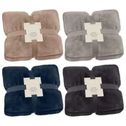 Heritage Collection Aspen Faux Fur Throw - Navy -Home Decor Sales 383178 383180 383182 383183 aspen throw group