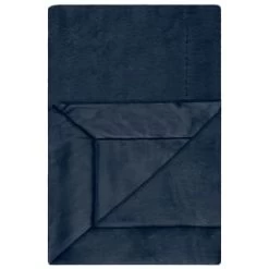 Heritage Collection Aspen Faux Fur Throw - Navy -Home Decor Sales 383180 aspen throw navy1