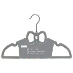 B&M Children's Non-Slip Hangers 8pk - Grey
