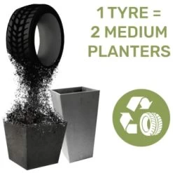 B&M Octavia Planter 38cm - Pewter 7 B&M Octavia Planter 38cm - Pewter -Home Decor Sales 383769 383770 383772 383773 octavia planter slate pewter 28cm 38cm 2